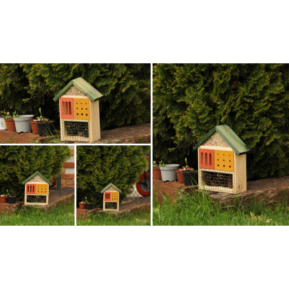 Domek dla owadów /47x22 cm - Naturalny