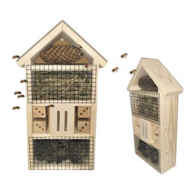 Domek dla owadów /47x22 cm - Naturalny