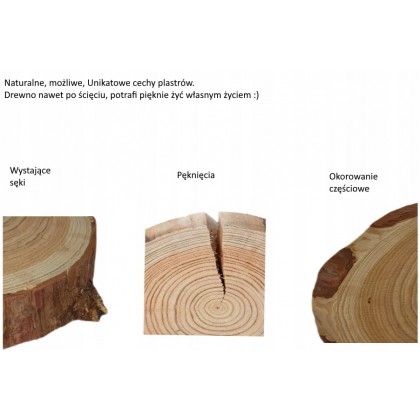 DESKA DO SERWOWANIA PRZEKĄSEK DREWNIANA DŁ 45-50
