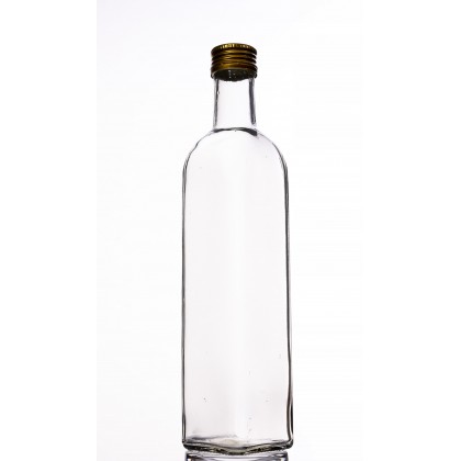 Butelka kwadratowa szklana 500 ml / 6 szt