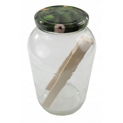 Butelka kwadratowa szklana 500 ml / 6 szt