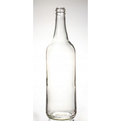 Butelka na alkohol 700 ml złota nakrętka / 6 sztuk
