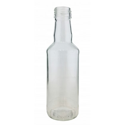 Butelka na soki 200ml złota nakrętka - 6 szt