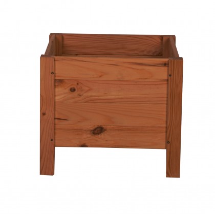 Drewniana donica RD-DNC /34x40x40cm/ Brązowa