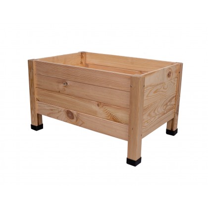 Drewniana donica RD-DNC /34x60x40cm/ Naturalna