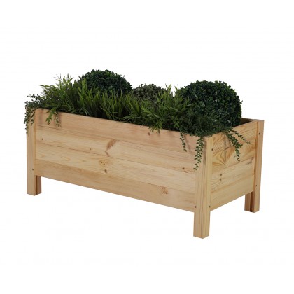 Drewniana donica RD-DNC /34x80x40cm/ Naturalna