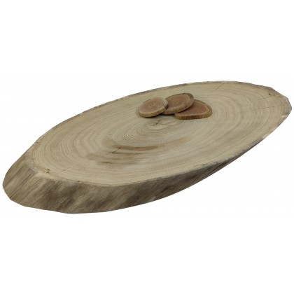 DĘBOWY BLAT NA STÓŁ PLASTER DREWNA 77 cm nr112706