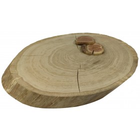 DĘBOWY BLAT NA STÓŁ PLASTER DREWNA 61 cm nr123509