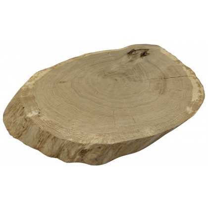 DĘBOWY BLAT NA STÓŁ PLASTER DREWNA 58 cm nr124500