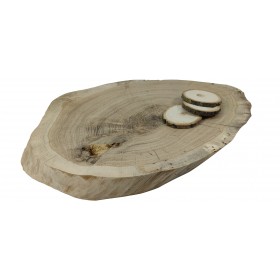DĘBOWY BLAT NA STÓŁ PLASTER DREWNA 58 cm nr125948