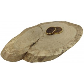 DĘBOWY BLAT NA STÓŁ PLASTER DREWNA 64 cm nr130833