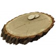 DĘBOWY BLAT NA STÓŁ PLASTER DREWNA  60 cm nr 101740