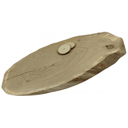 DĘBOWY BLAT NA STÓŁ PLASTER DREWNA  73 cm nr 104132