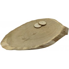 DĘBOWY BLAT NA STÓŁ PLASTER DREWNA  70 cm nr 104443