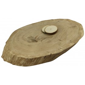 DĘBOWY BLAT NA STÓŁ PLASTER DREWNA 59  cm nr 110525