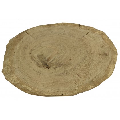 DĘBOWY BLAT NA STÓŁ PLASTER DREWNA 59  cm nr 110525