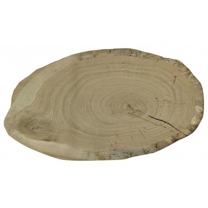 DĘBOWY BLAT NA STÓŁ PLASTER DREWNA 65  cm nr 110745