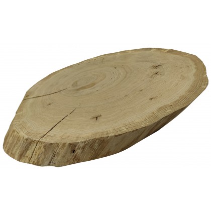 DĘBOWY BLAT NA STÓŁ PLASTER DREWNA 58  cm nr 111707