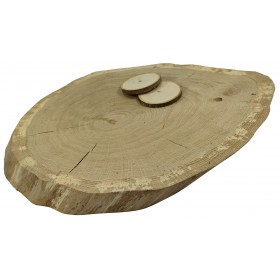 DĘBOWY BLAT NA STÓŁ PLASTER DREWNA 60 cm nr112121