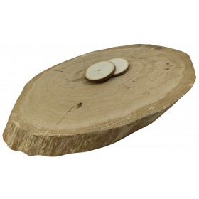 DĘBOWY BLAT NA STÓŁ PLASTER DREWNA 59 cm nr112334