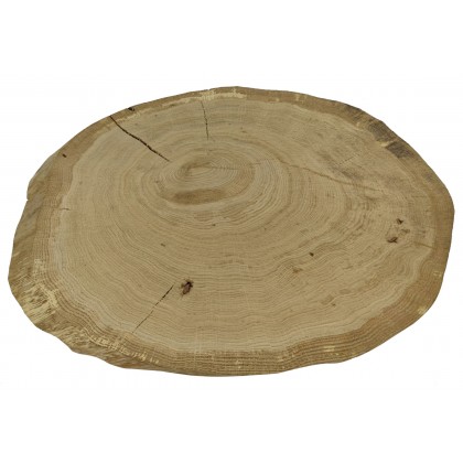 DĘBOWY BLAT NA STÓŁ PLASTER DREWNA 59 cm nr112334