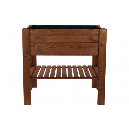 Skrzynia do uprawy – na nóżkach ZB4 / 79,5X79,5X42,6cm / Brązowy