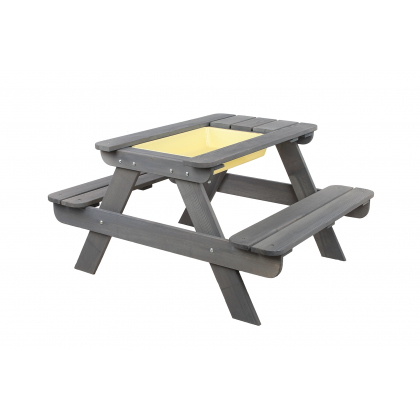 Stół piknikowy z pojemnikiem SPD/80cm - Szary