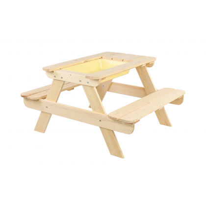 Stół piknikowy z pojemnikiem SPD/80cm - Szary
