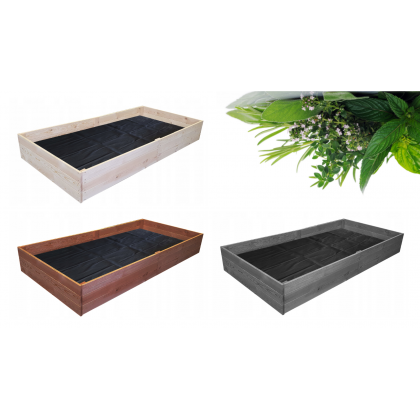 Skrzynia na warzywa ZP06 /27x120x117 cm/ Naturalna