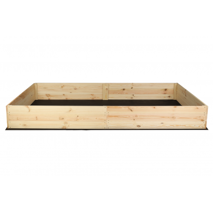 Wielka skrzynia na warzywa ZP06 /27x237x100 cm/ Naturalna
