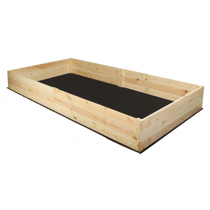 Wielka skrzynia na warzywa ZP06 /27x237x117 cm/ Naturalna
