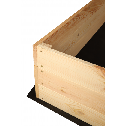 Wielka skrzynia na warzywa ZP06 /27x237x117 cm/ Naturalna