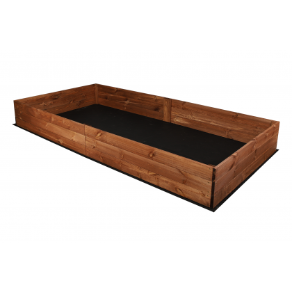 Skrzynia na warzywa ZP06 /27x163x117 cm/ Brązowa