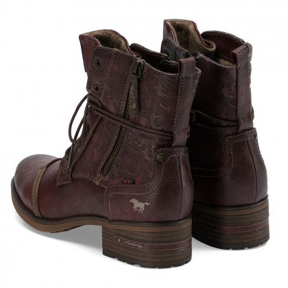 Wysokie buty skórzane Botki Mustang