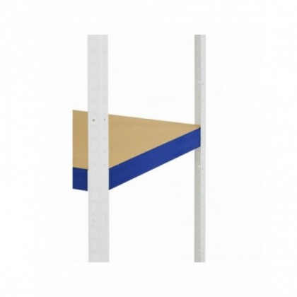 Regał Helios 213x90x35 cm 6 półek/400kg Czarno-Biały