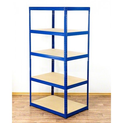 Regał Helios 180x100x40 cm 5 półek/175kg Czarno-Biały