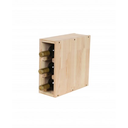Modułowy Słupek na Wino RW61(Na 3 Butelki) Nat