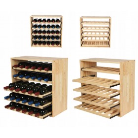 Modułowy stojak na Wino RW61(5 Wysuwanych Leżni) N