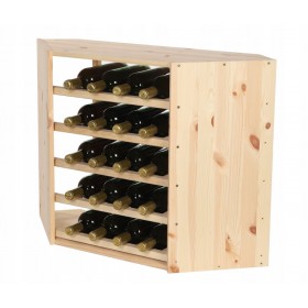 Modułowy/ Narożny stojak na Wino RW61(5 Leżni) Nat