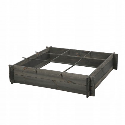 Drewniana grządka podwyższana ZP05 /100x100cm/Szar