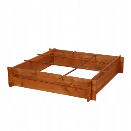 Drewniana grządka podwyższana ZP05 /100x100cm/Brąz