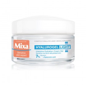 MIXA Hyalurogel Light krem nawilżający do twarzy z kwasem hialuronowym