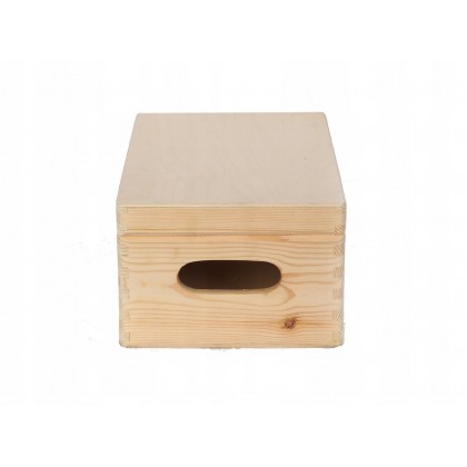 Drewniana Skrzynka z wiekiem S-06 13,5x30x20 Nat