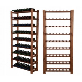 Regał na wino butelki 170x80x28 9 półek 63 but br