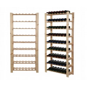 Regał na wino butelki 170x80x28 9 półek 63 butelki