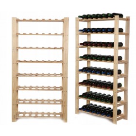 Regał na wino butelki 150x80x28 8 półek 56 butelek