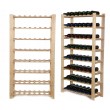 Regał na wino butelki 150x80x28 8 półek 56 butelek