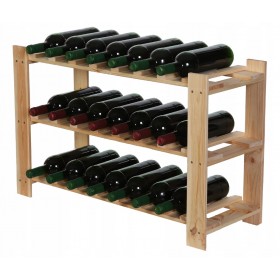 Regał na wino butelki 50x80x28 3 półki 21 butelek
