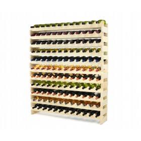 Regał na wino MODUŁOWY RW10 drewno 12x11 półka