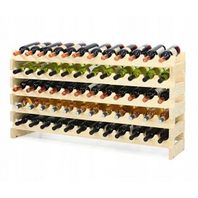 Regał na wino MODUŁOWY RW10 drewno 12x05 półka